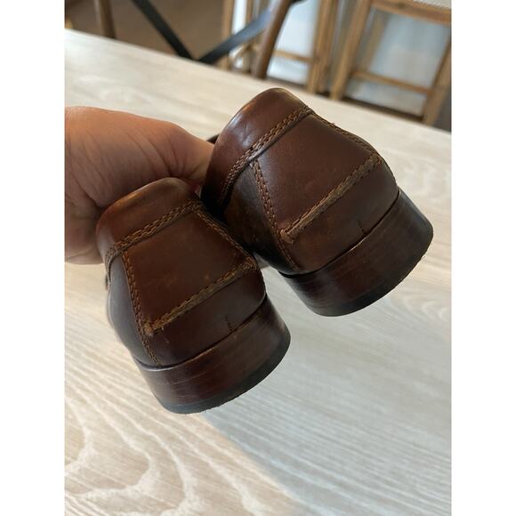 H.S. Trask Men’s Classic Leather Slip-on Penny Loafers Size‎ 9.5 Brown Worn Once - Picture 6 of 8